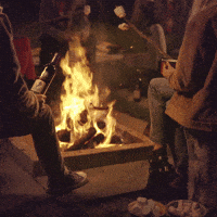 BarefootWineUK friends holiday vacation camping GIF