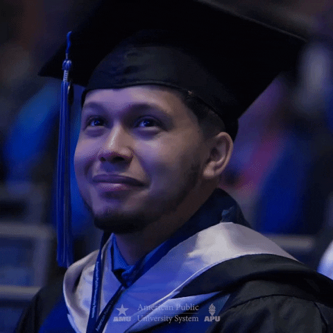 AmericanPublicUniversity giphyupload graduation 2023 inspire GIF