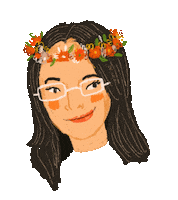 Girl Flower Sticker by Doodleganger