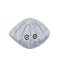 Ocean Oyster Sticker by Grace Danico