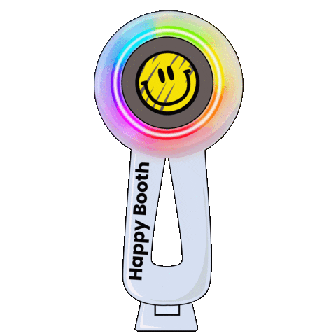 Rainbow Colors Sticker by Happy Booth