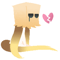 Lonely Broken Heart Sticker