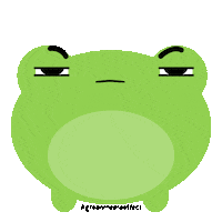 GreenMemeEffect angry green mad frog Sticker