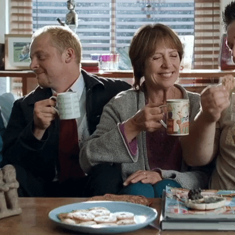 Tea Time Wink GIF by Working Title