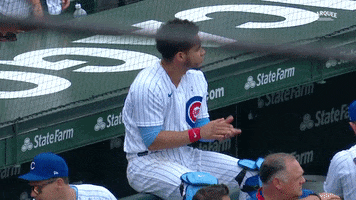 Clapping Cubs GIF by Marquee Sports Network