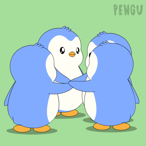 Huddle Up Lets Go GIF by Pudgy Penguins