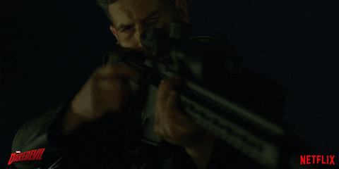 punisher shooting GIF by Marvel's Daredevil