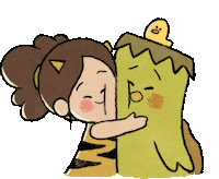 Duck Hug Sticker by Tonko House