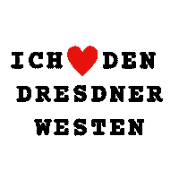 Dresden Love Sticker by Felix Hitzig