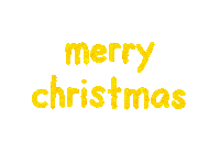 Greeting Merry Christmas Sticker