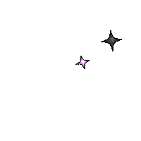 letterborne stars glitter sparkles ace Sticker