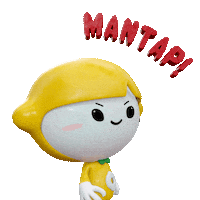 3D Lemon Sticker