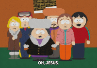 scared fear GIF by South Park 