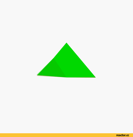 triangle folding GIF