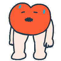 Melting Heat Wave Sticker by Lipchan