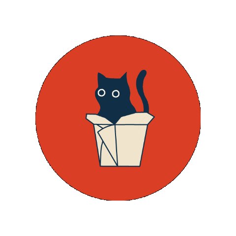catniptakeout cats kitty kittens playful Sticker