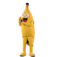 Fruchtalarm healthy banana banane hirschmeiermedia Sticker
