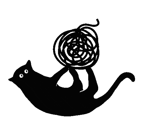 Black Cat Sticker