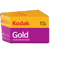 Film Gold Sticker by Kodak Professional