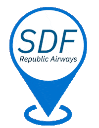 Plane Pilot Sticker by Republic Airways