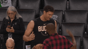 milwaukee bucks hello GIF by NBA