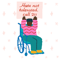 Speak Out Los Angeles Sticker by LA vs. Hate