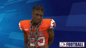 Scream Shrug GIF by Carson-Newman Athletics