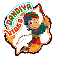 Durga Puja Navratri Sticker by Chhota Bheem