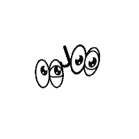 Eyes Cinema Sticker by JEF