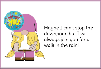 Thinking Of You Gnome GIF