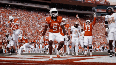 Texas Football Hook Em GIF by Texas Longhorns