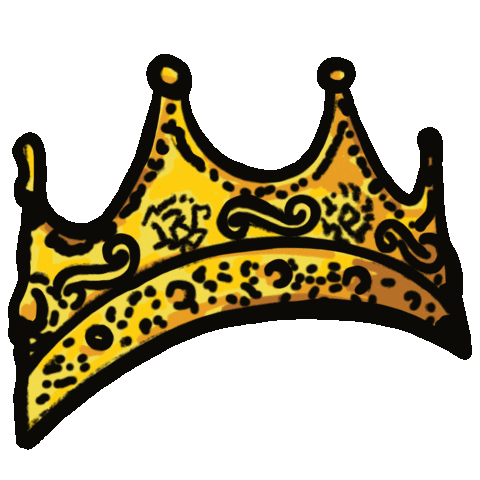 kingofthecoop giphyupload queen gold chicken Sticker