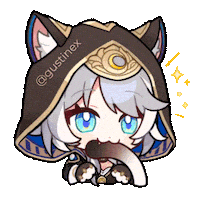 Happy Cat Girl Sticker