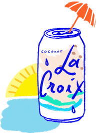 summer beach Sticker by LaCroix Sparkling Water