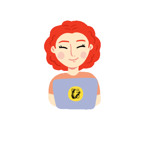 Study Typing Sticker by RevoU