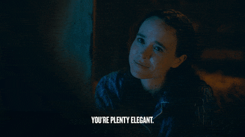 Ellen Page Aidan Gallagher GIF by The Umbrella Academy