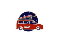 scaroofs travel holiday vacation adventure Sticker