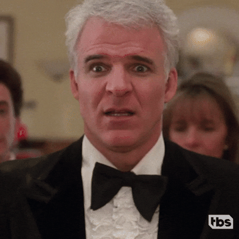 Shocked Steve Martin GIF by TBS Network