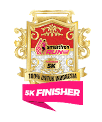 Marathon Finish Sticker by Smartfren