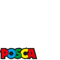 POSCA uni posca uniball paint pens Sticker