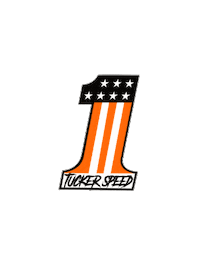 tuckerspeed tucker speed tuckerspeed 1 logo tucker speed 1 Sticker