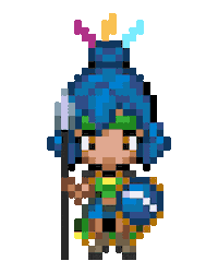 A2TwillDraw video game pixel art brazil sprite Sticker