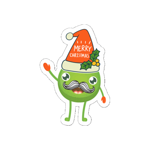 Merry Christmas Sticker by HerbYvore Foods