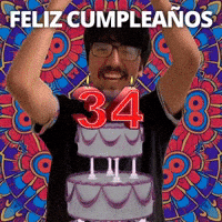 ¡Feliz 34.º cumpleaños!