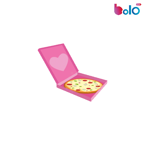 Eat Pizza Time Sticker by BOLO LIVE