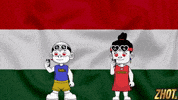 Flag Hungary GIF by Zhotcita