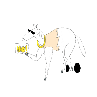 Horse No Sticker by Originals