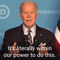 It's literally within our power to do this.