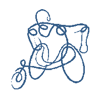 Navy Wheelchair Sticker by City of Kamloops