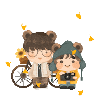 Bear V Sticker